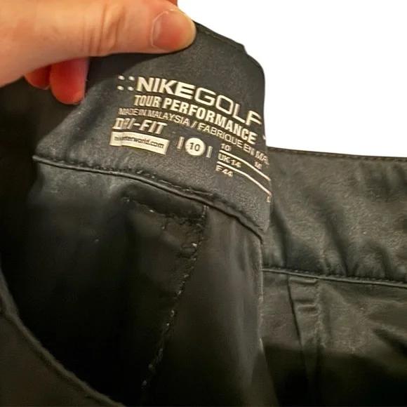 Nike Black Mini Skort with Button Detail - Picture 2 of 3